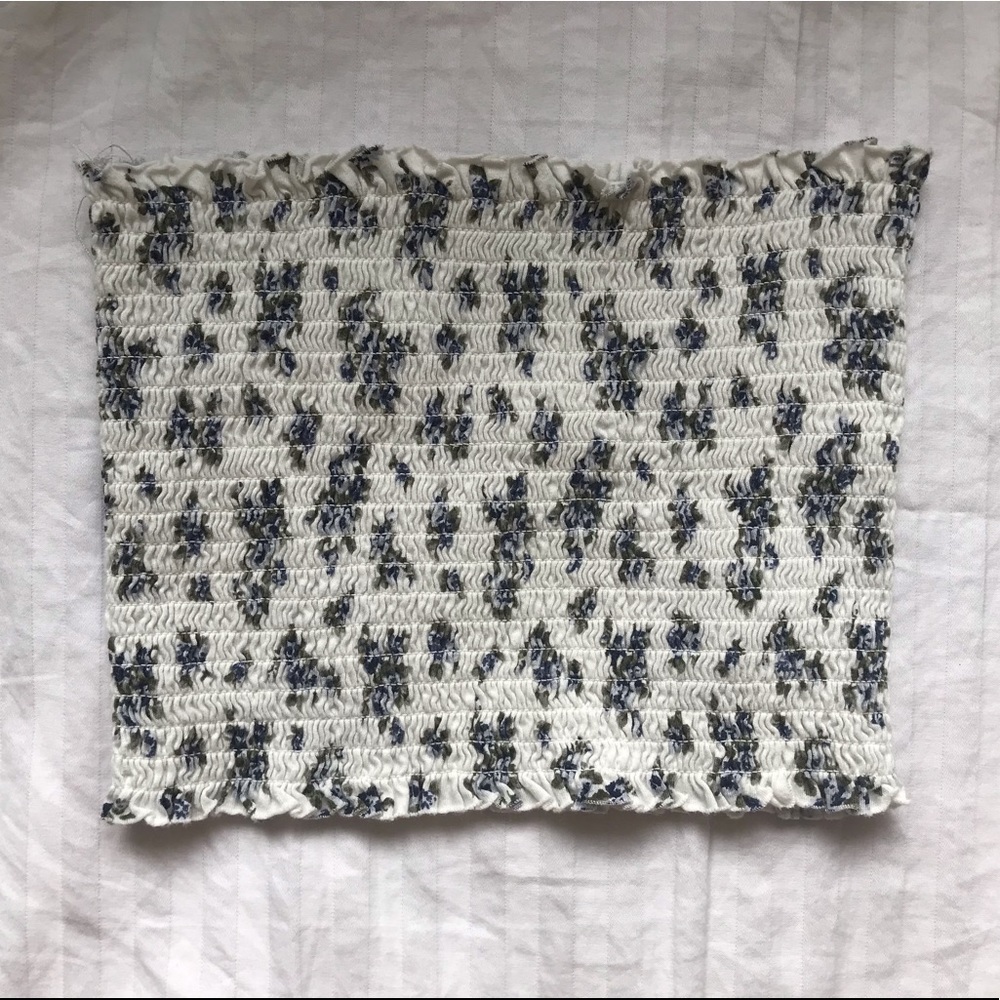 garage floral tube top